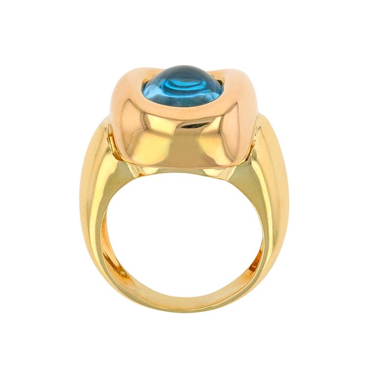 5.85-carat topaz ring,...