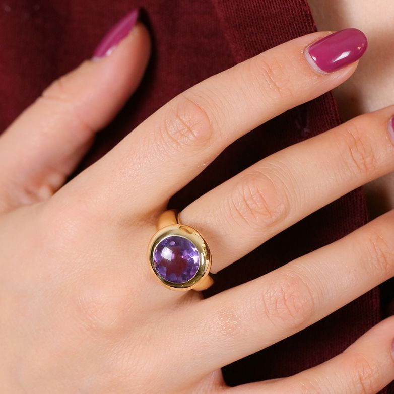 8.59-carat amethyst ring,...