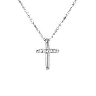 0.02-carat diamond cross...