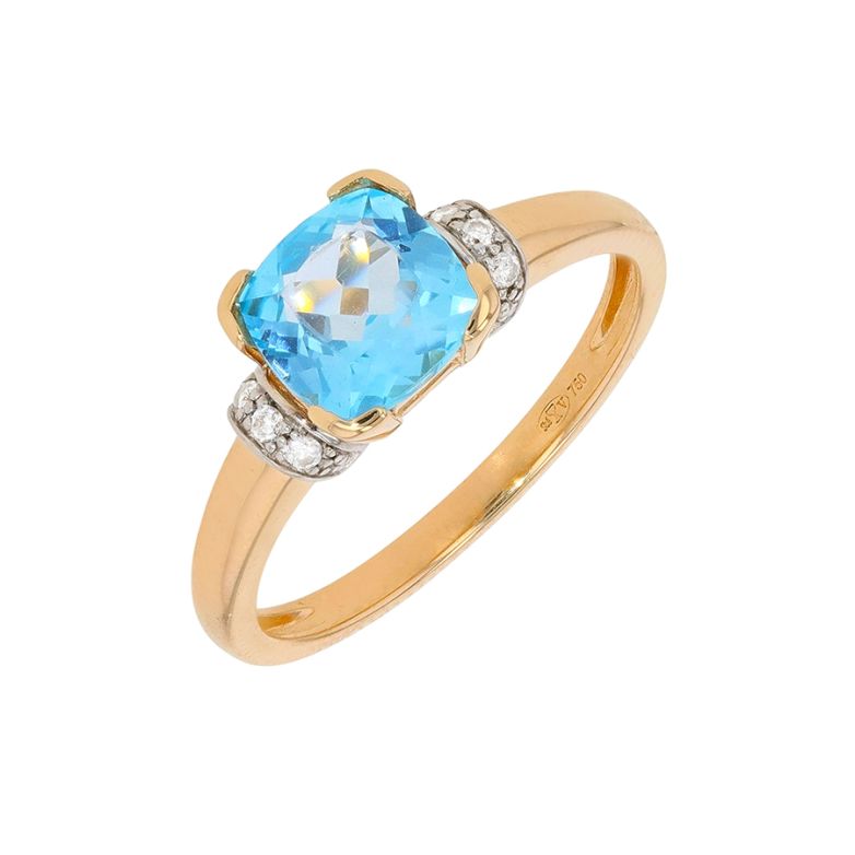 1.61-carat topaz ring with...