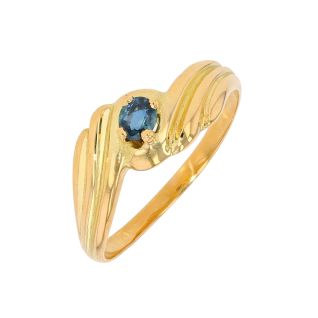 0.13-carat sapphire ring in...