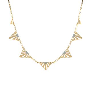 Antique necklace yellow...