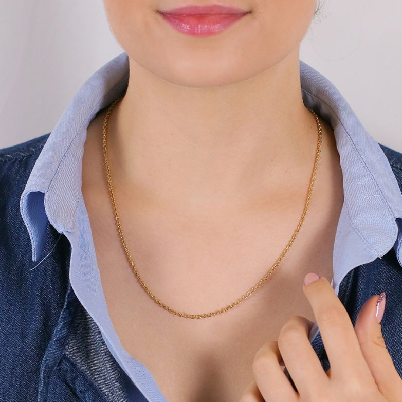 9.43g Yellow Gold Forçat Chain