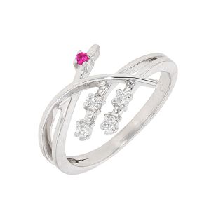 0.02-carat ruby and...