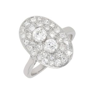 Antique diamond ring, 1.68...