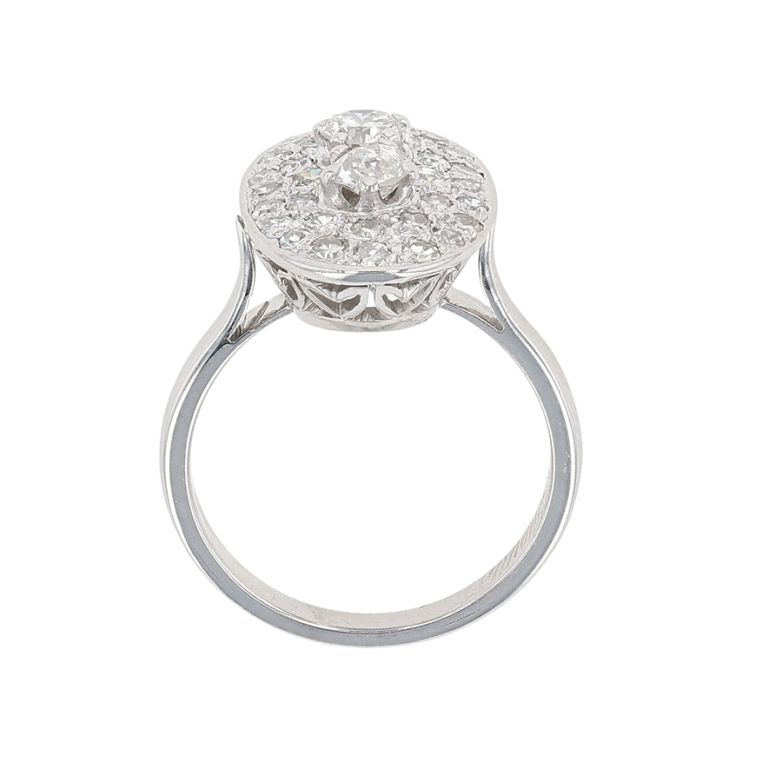 Antique diamond ring, 1.68...