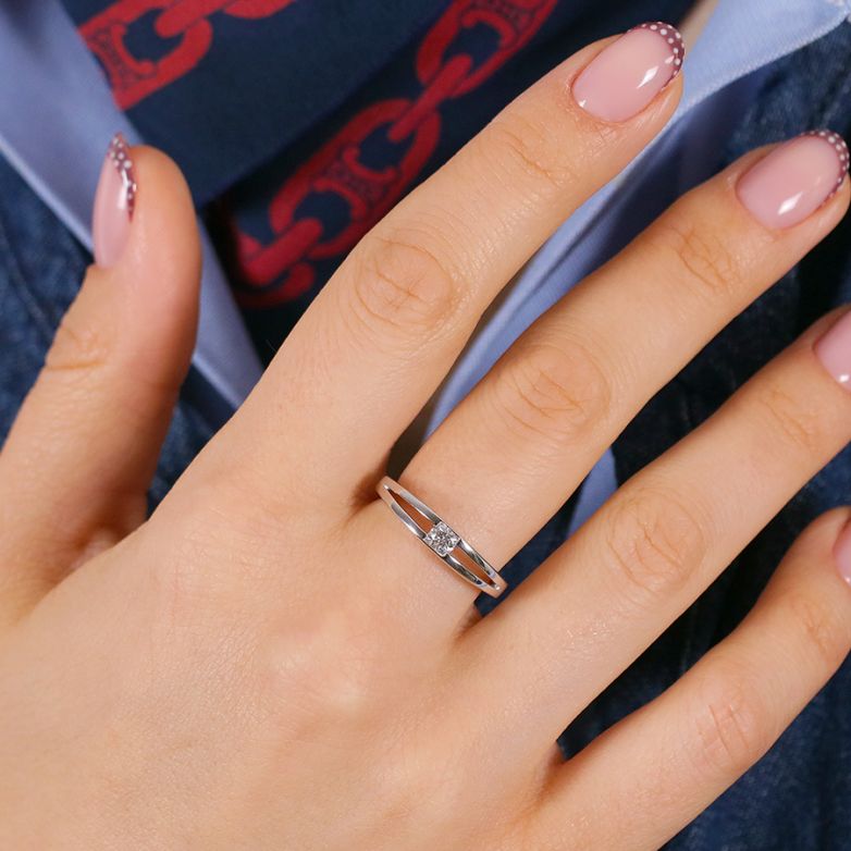 0.17-carat diamond...