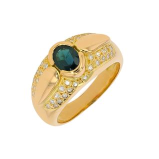 0.89-carat sapphire and...
