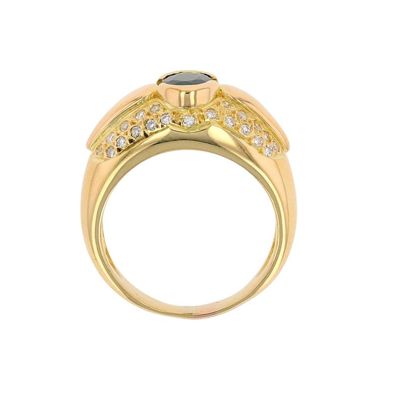 0.89-carat sapphire and...