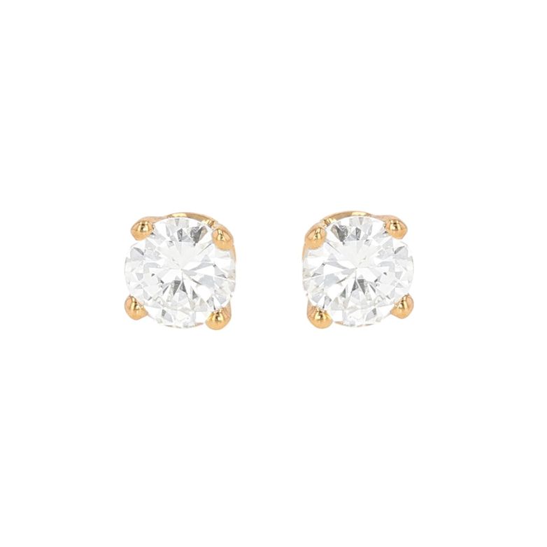 0.60-carat diamond earrings...