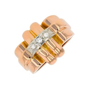 Vintage diamond ring, 0.045...
