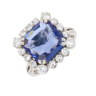 Ring with a 5.78-carat...