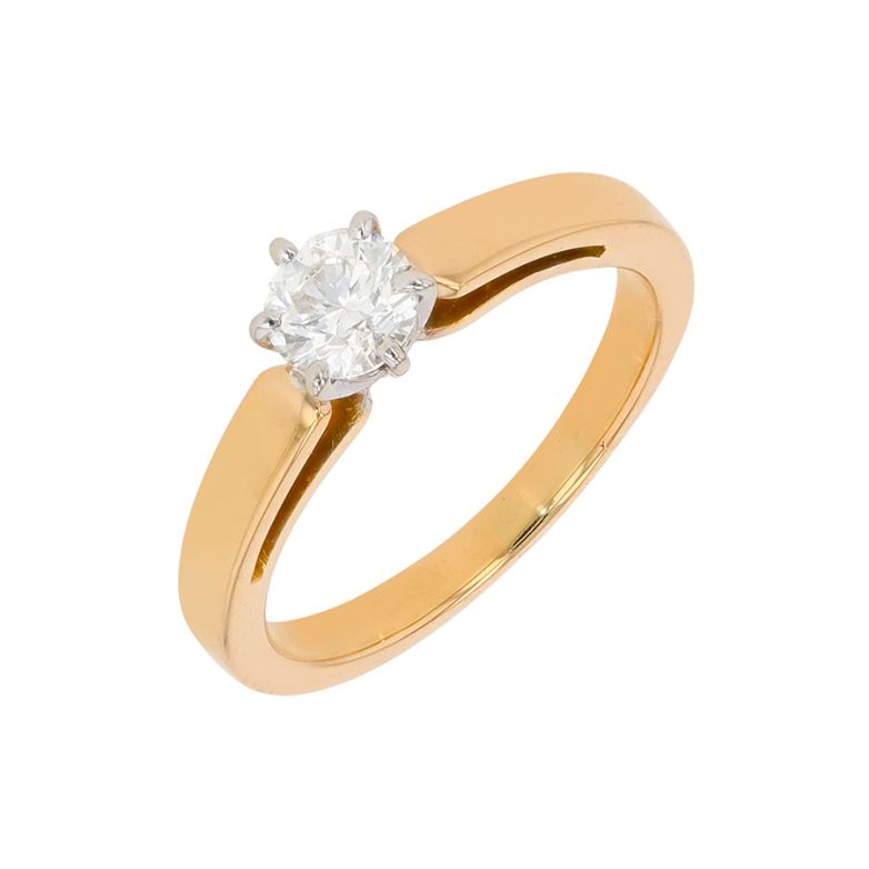 0.35-carat diamond...