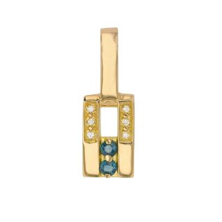 0.30-carat sapphire and...