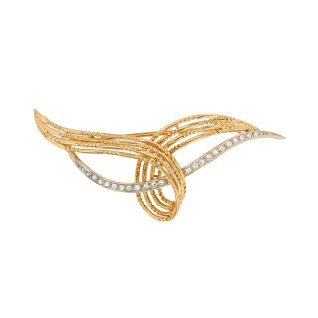 Vintage diamond brooch,...