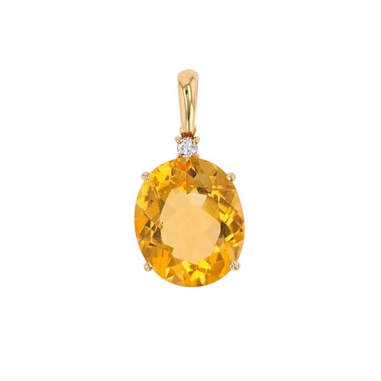 5.99-carat citrine and...